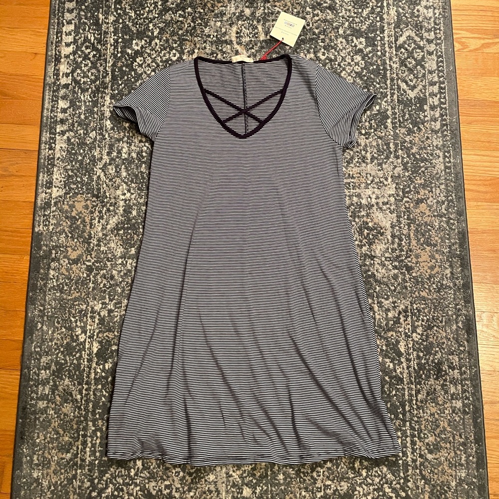 Juniors striped dress